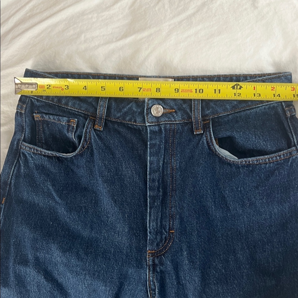 Sezane Laurence Trousers Denim - Size 6 - Picture 6 of 7